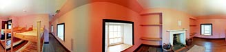 internal panorama of Voe House