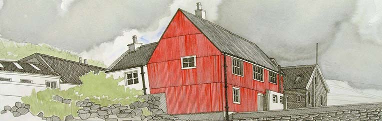 Shetland Camping Böds  Sketch